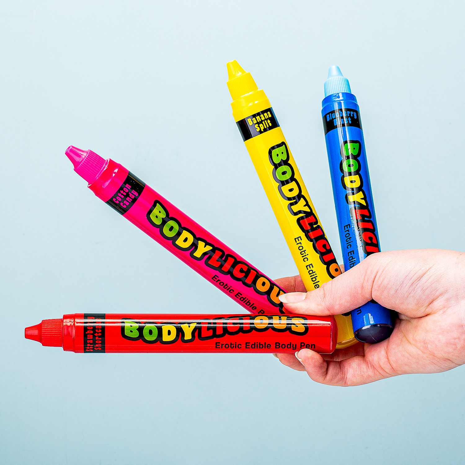 Eetbare Bodypaintpennen (set Van 4) - bodylicious