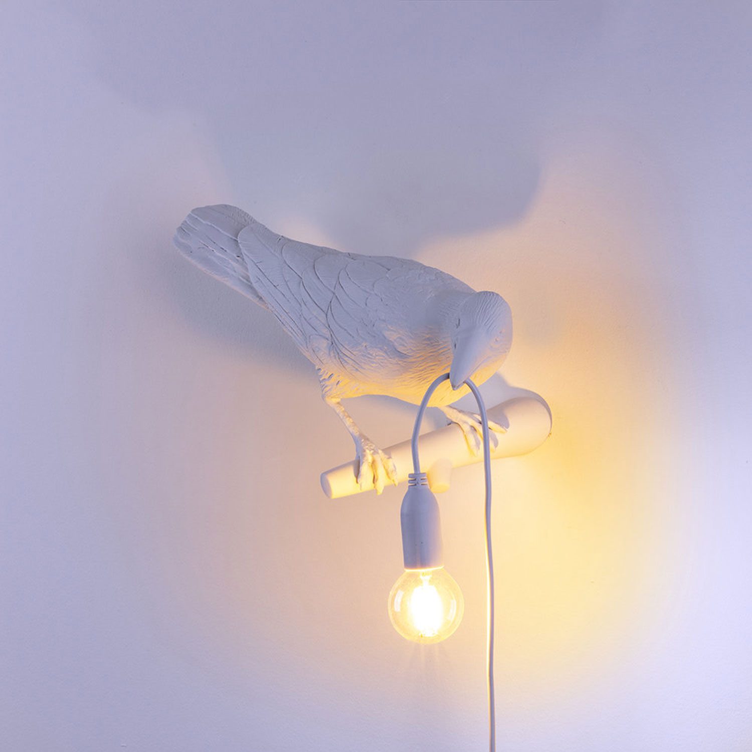 Bird Lamp - Looking Right/Wit - Seletti