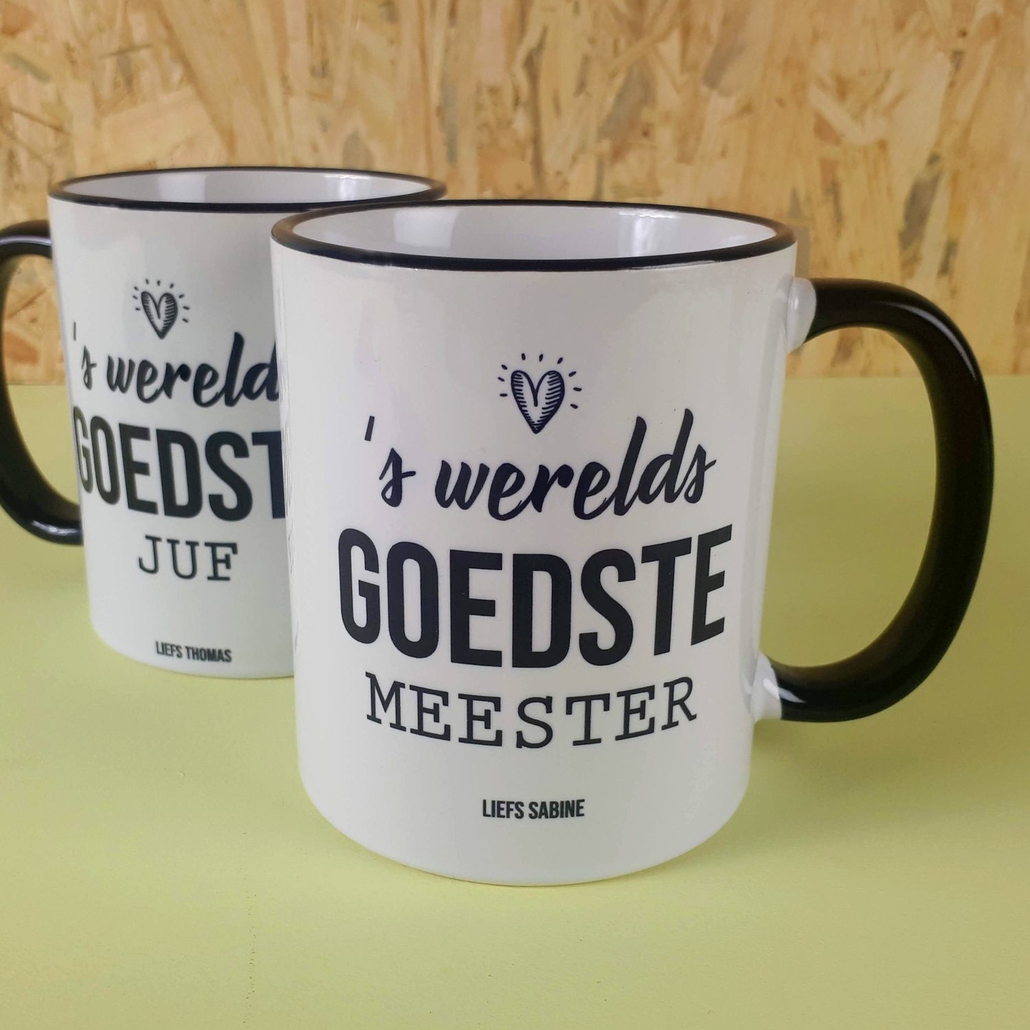 Gepersonaliseerde Mok 'S Werelds Goedste Juf Of Meester - Nutcrackers