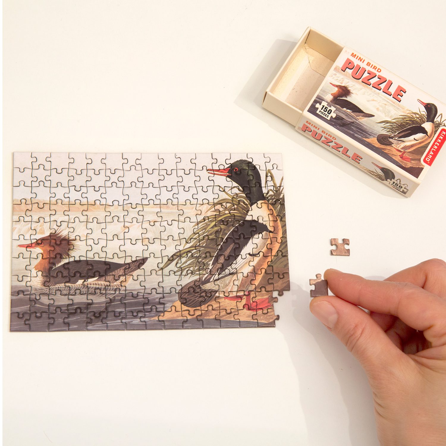 Vogels Mini Puzzel 150 Stukjes Van Kikkerland - Kikkerland