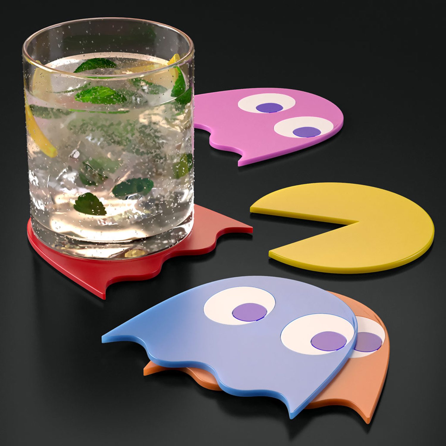 Pac-Man Onderzetters (Set Van 5) - Balvi