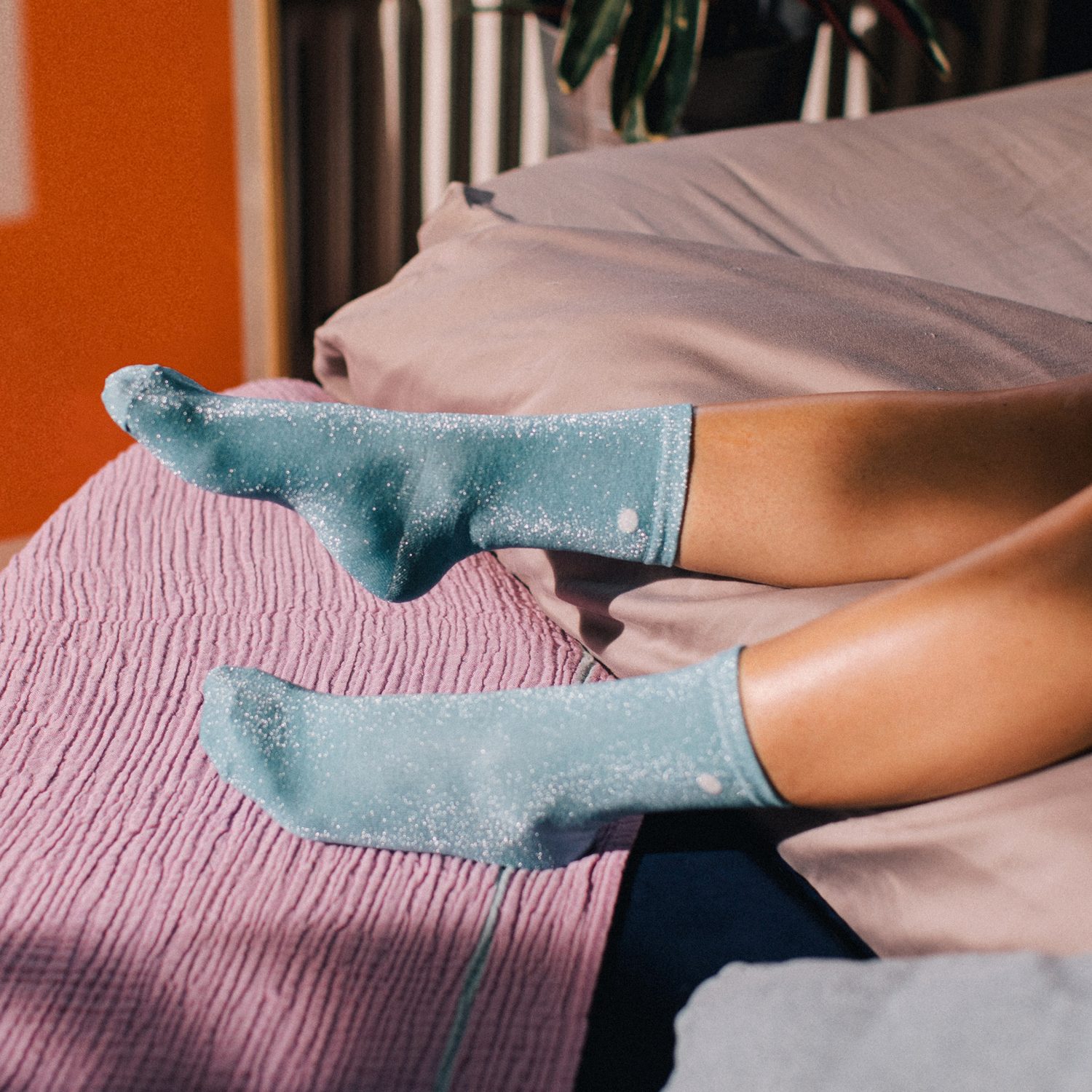 Schelp Sokken - Blauw - DOIY