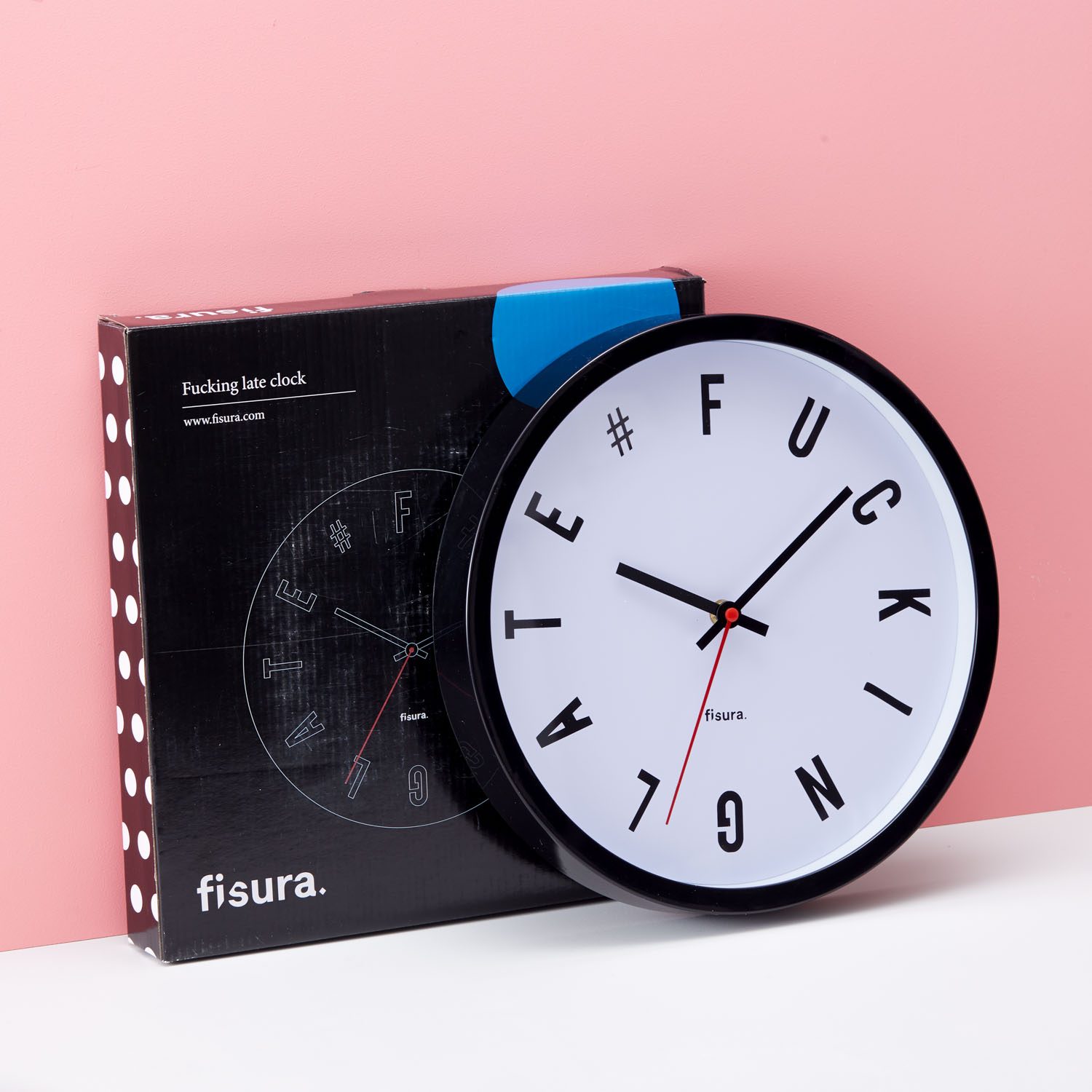Fucking Late Klok - Wit - Fisura