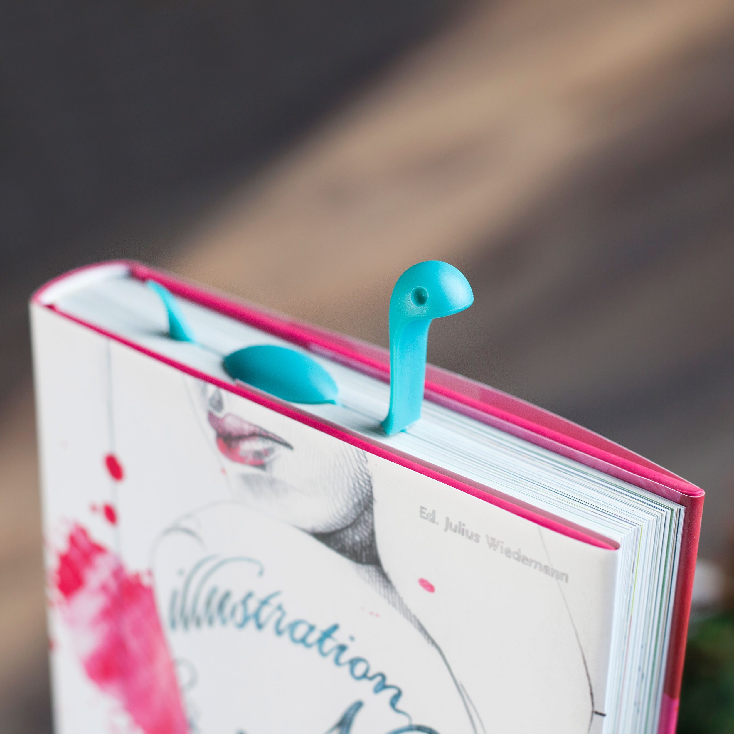 Nessie Tale Boekenlegger - Turquoise - Ototo