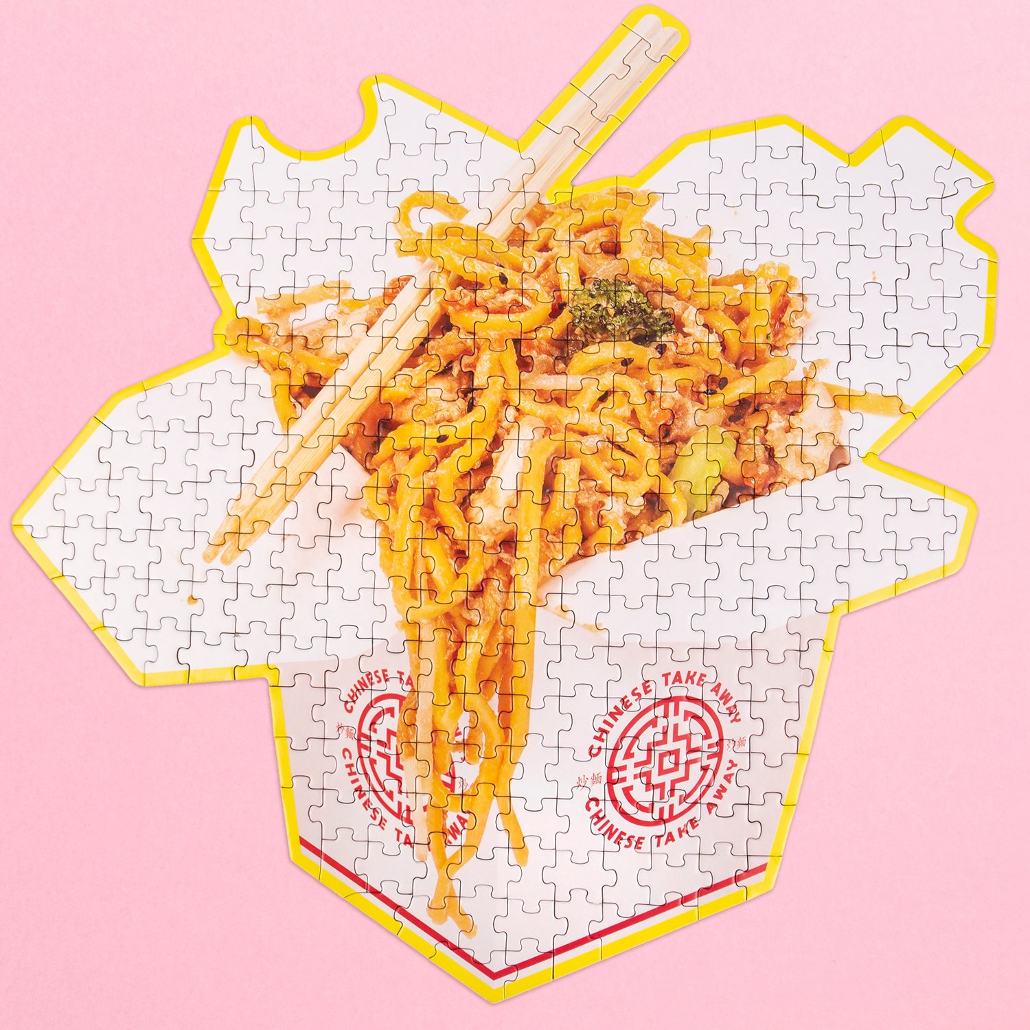Dubbelzijdige Take-Away Food Puzzel - Chinees Eten - Fizz