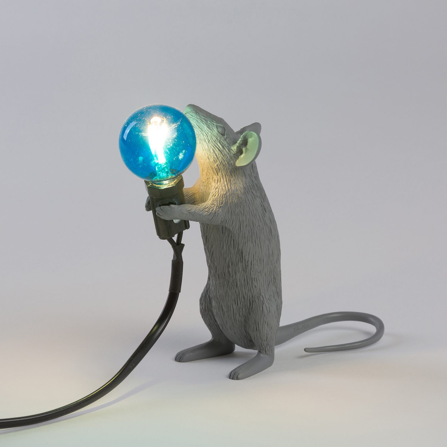 Mouse Lamp - Grijs Staand - Seletti