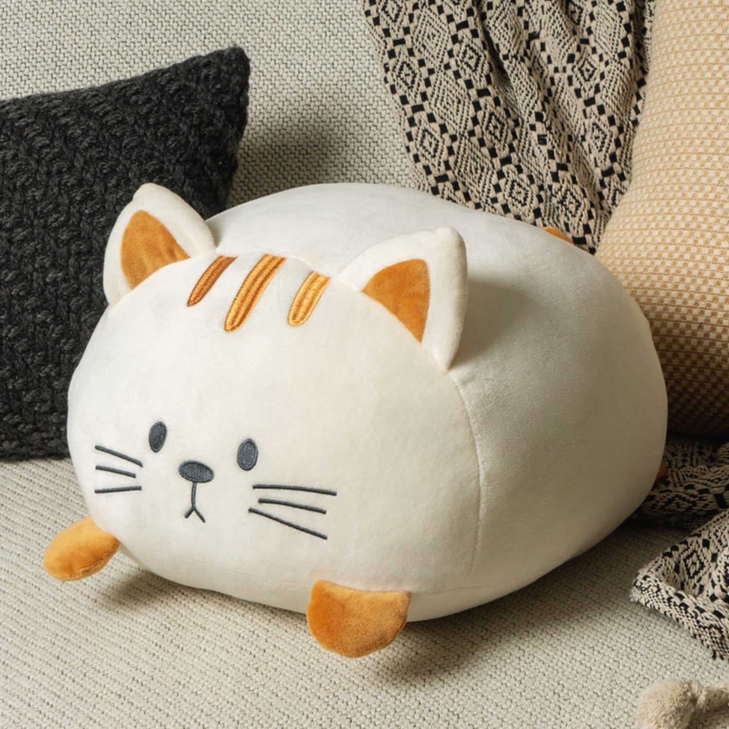 Kattenkussen - Wit - Balvi