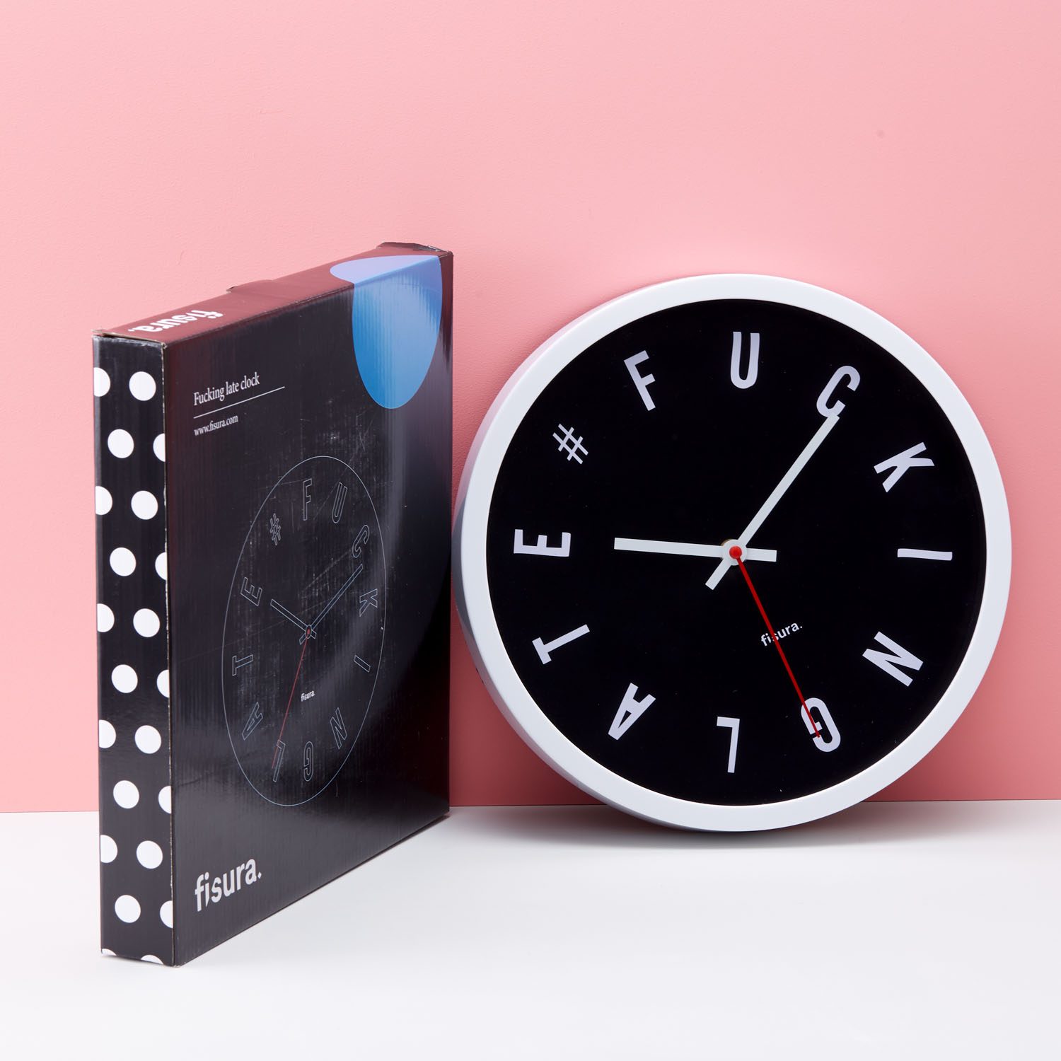 Fucking Late Klok - Zwart - Fisura