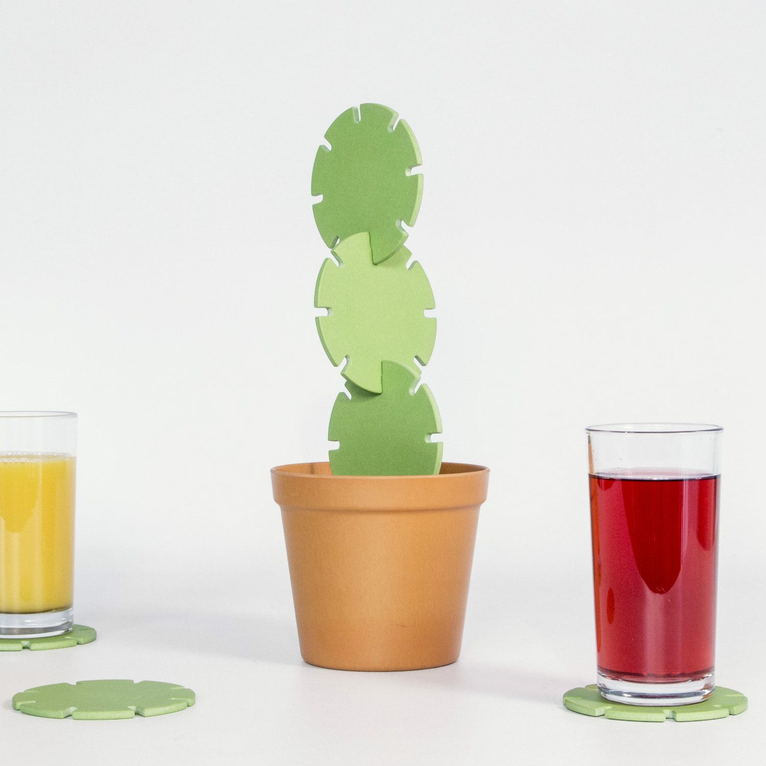 Cactus Onderzetters (Set Van 6) - Suck UK