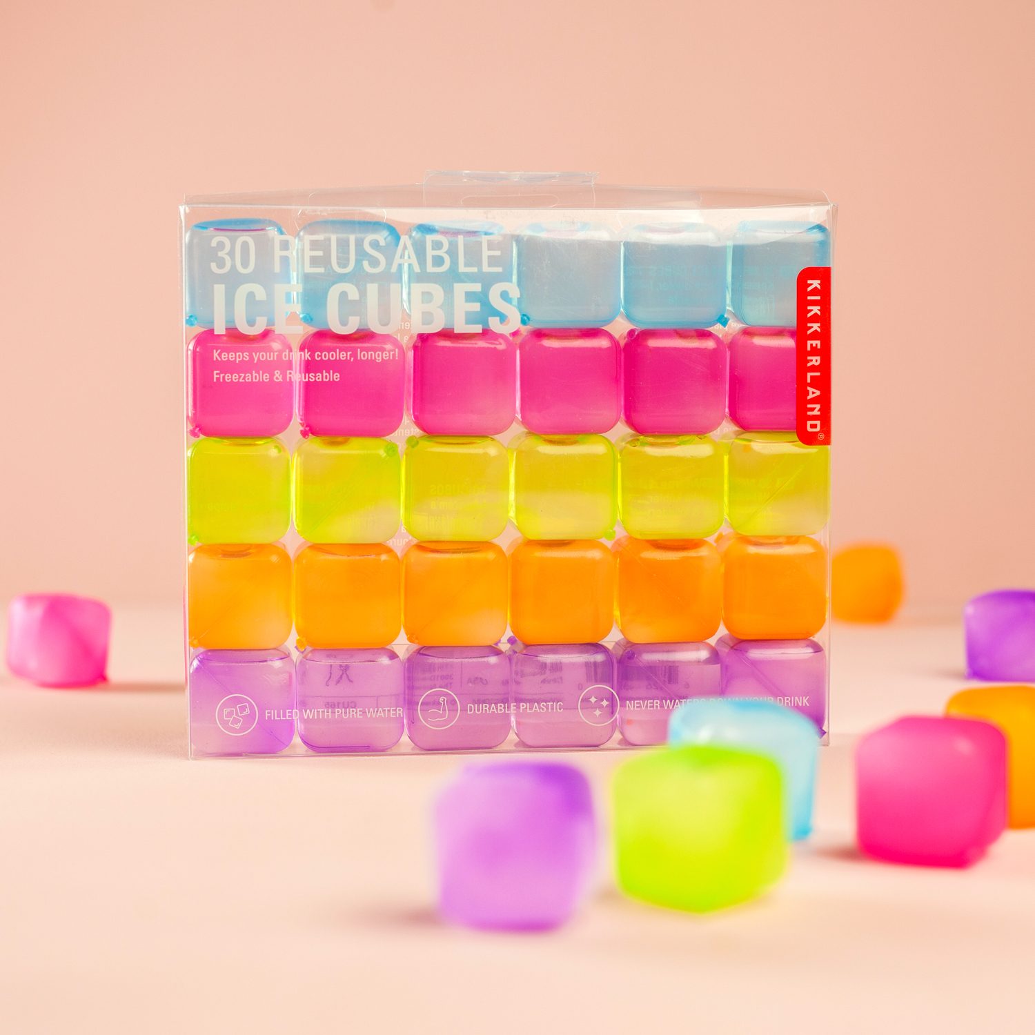 Herbruikbare Ijsblokjes (Set Van 30) - Kleur - Kikkerland