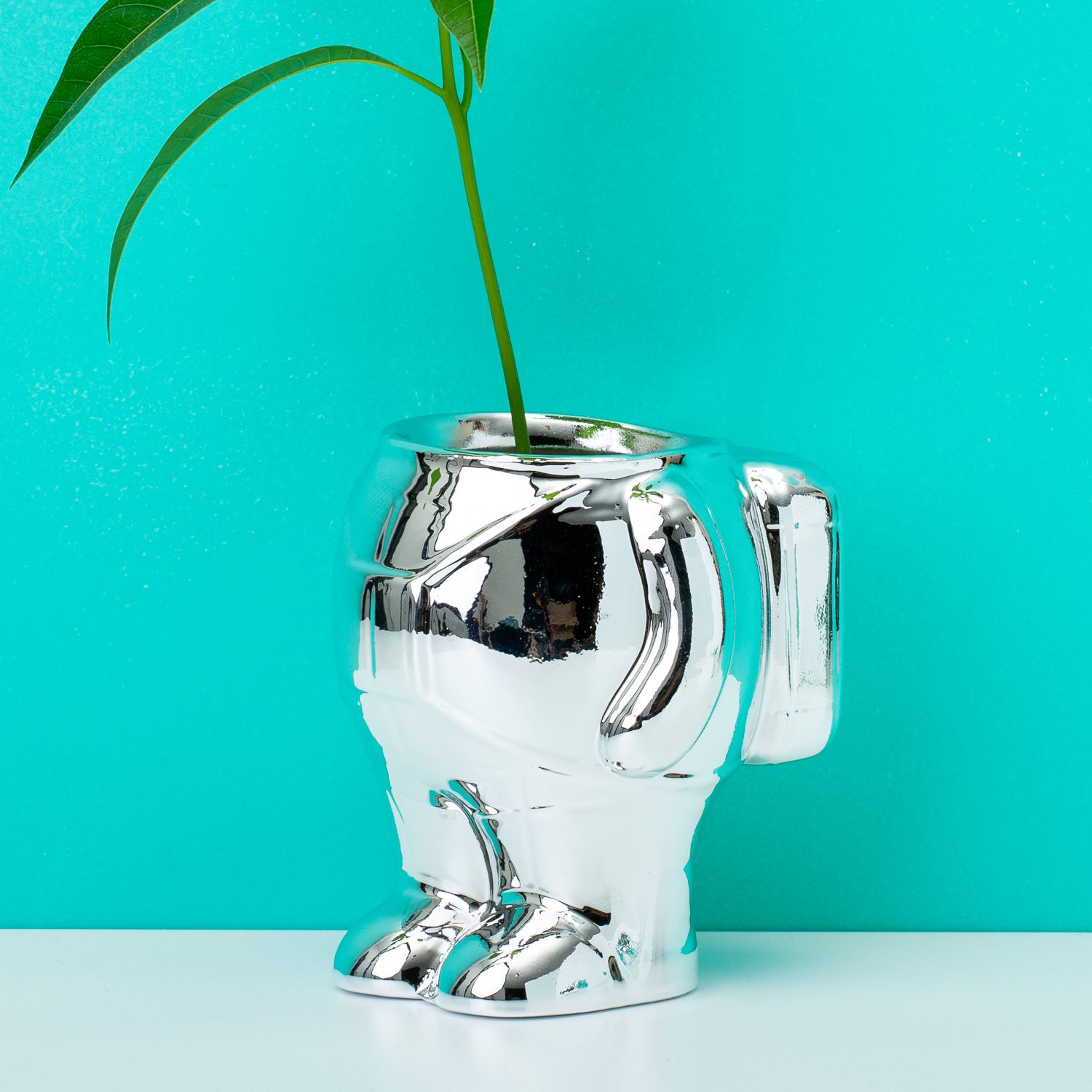 Astronaut Bloempot - Groot/Zilver - Bitten