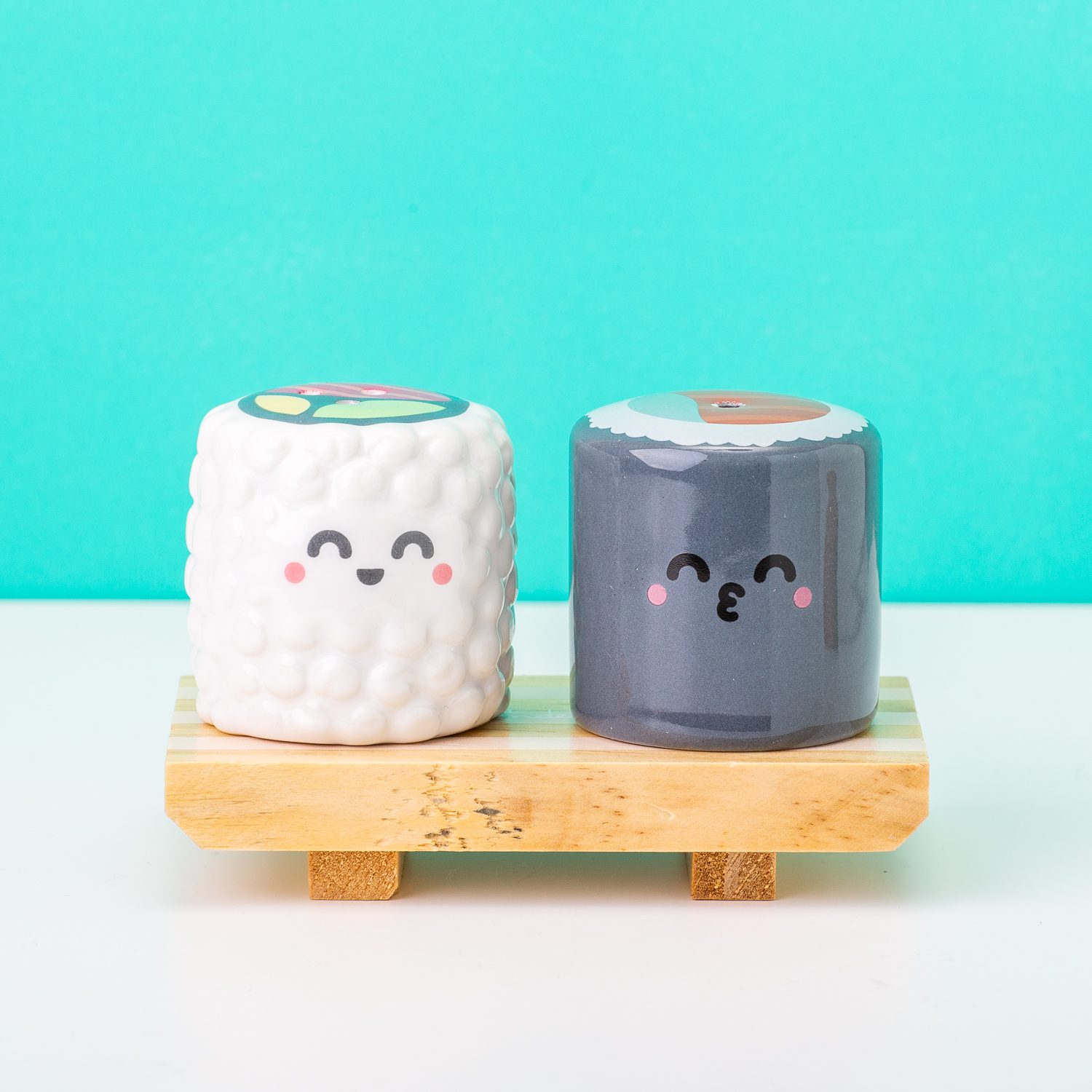 Kawaii Sushi Peper- En Zoutstel - Balvi