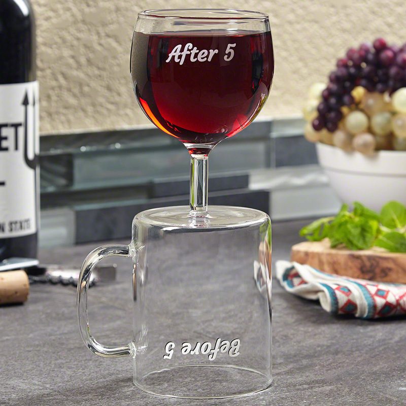 Before Or After 5 Wijnglas En Koffiemok - BigMouth