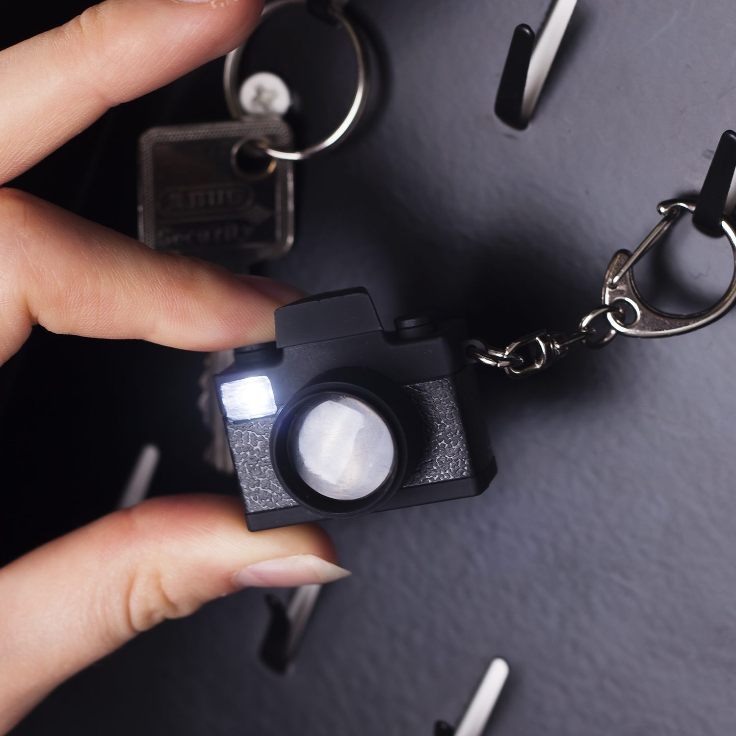 Camera Led Sleutelhanger - Kikkerland