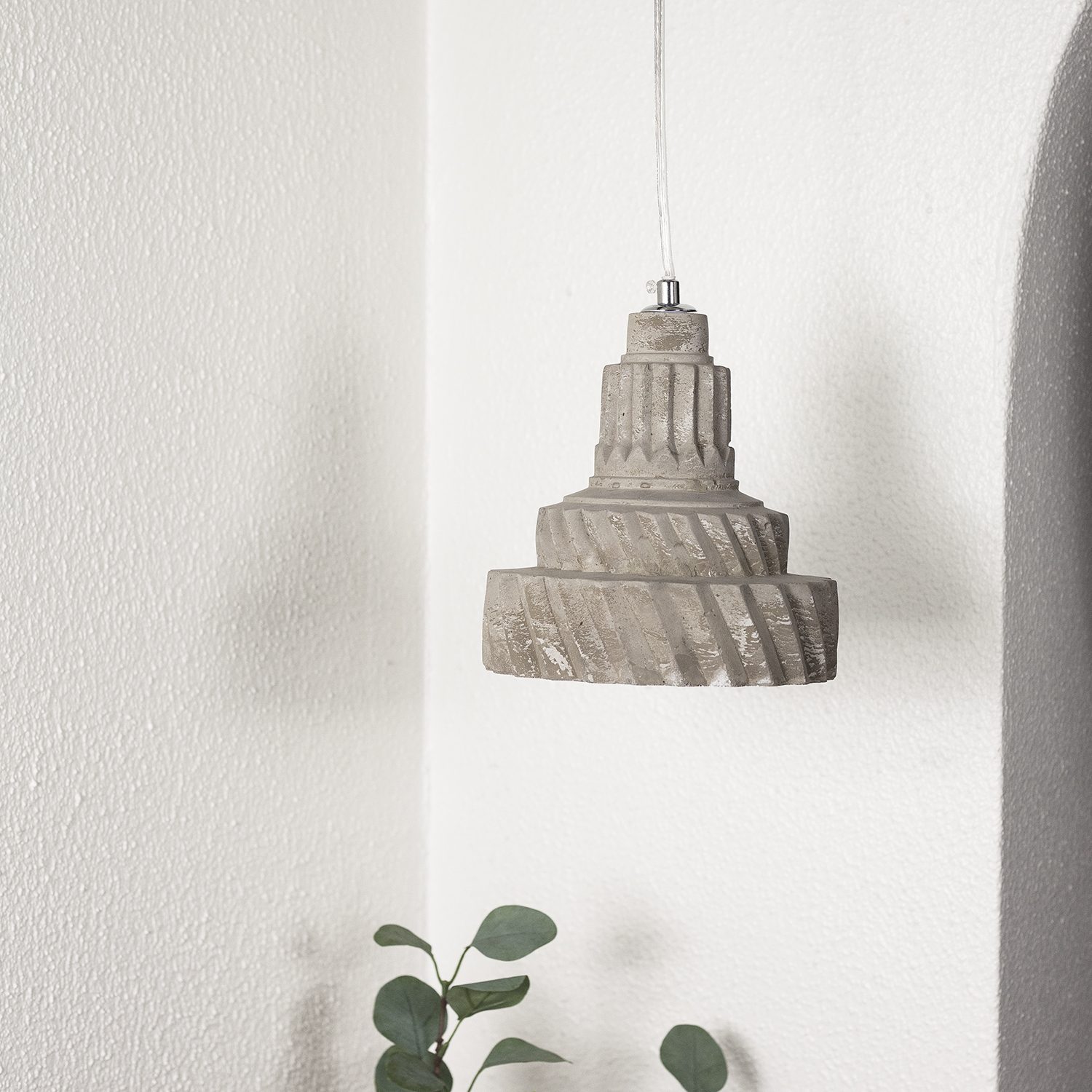 Cement Hanglamp - Gear - Invotis