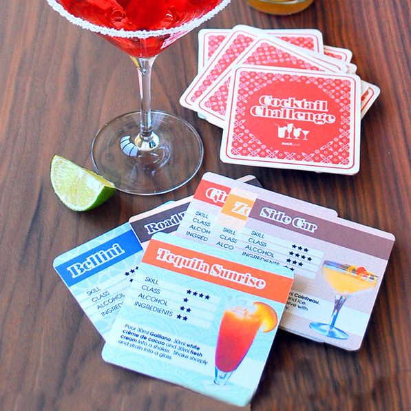 Cocktail Challenge Onderzetters Met Recepten - Suck UK