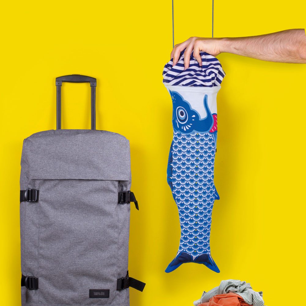 Koinobori Bagagewaszak - Blauw - DOIY