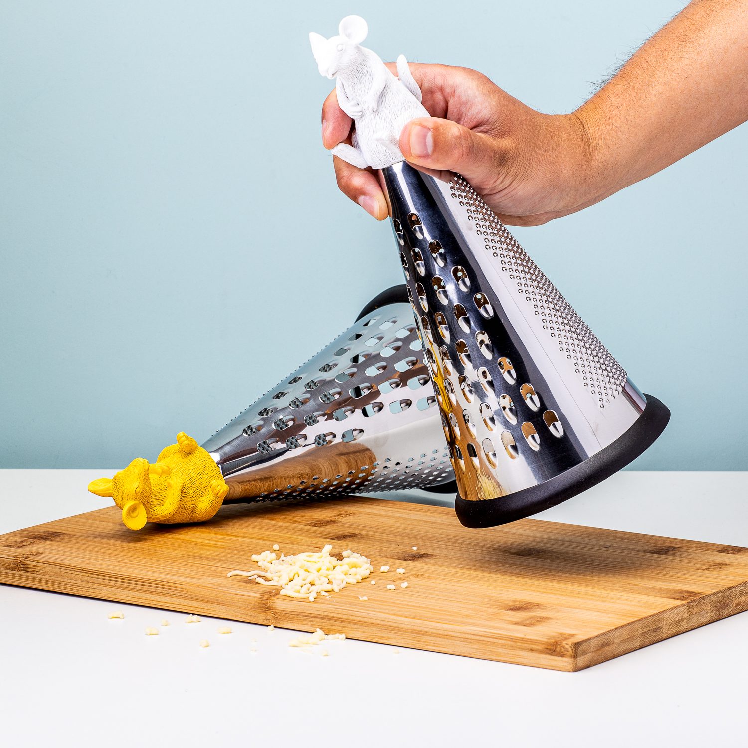 Rasp Met Muis - Wit - Fisura