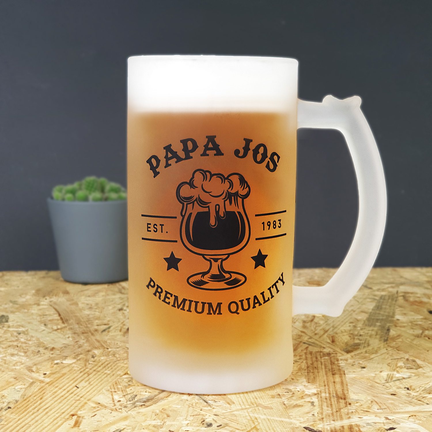 Gepersonaliseerde Bierpul Naam Badge Luxe - Nutcrackers