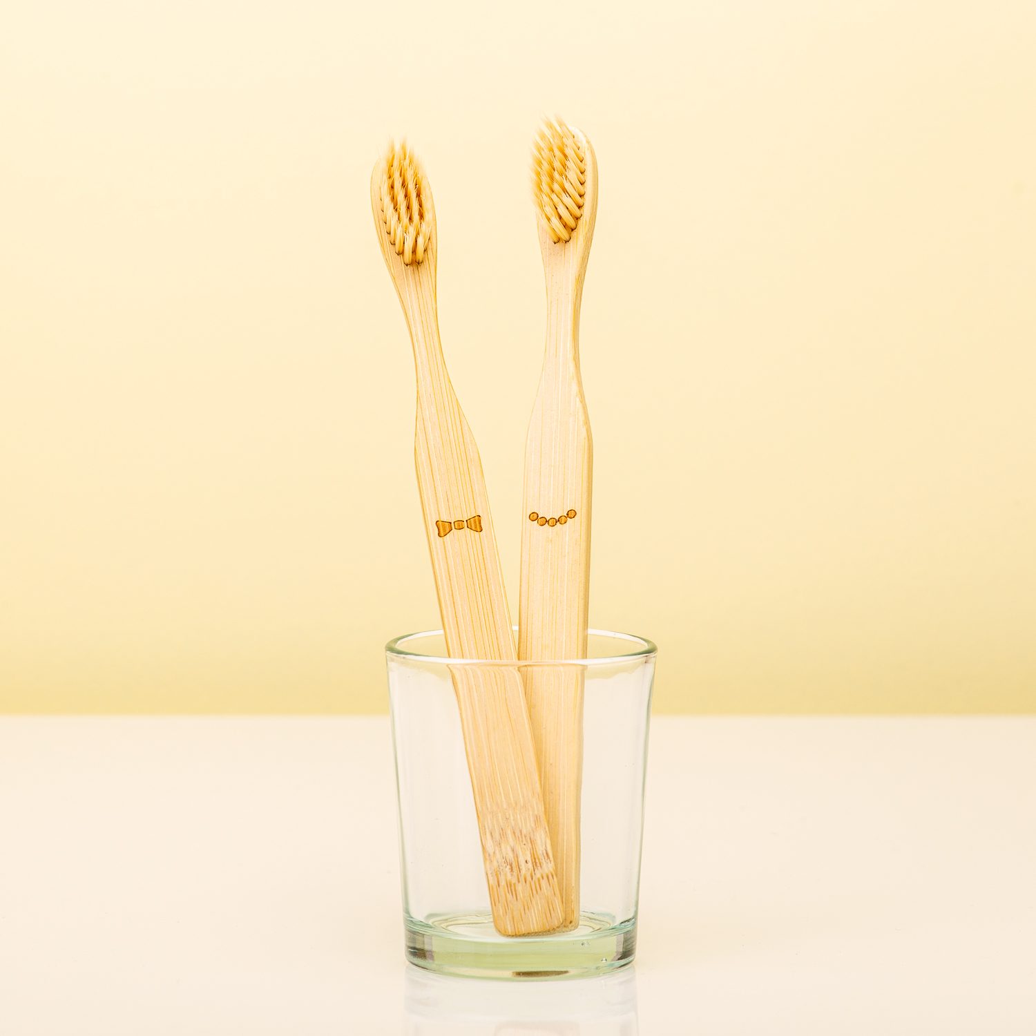 Bamboe Tandenborstels (Set Van 2) - His And Hers - Kikkerland