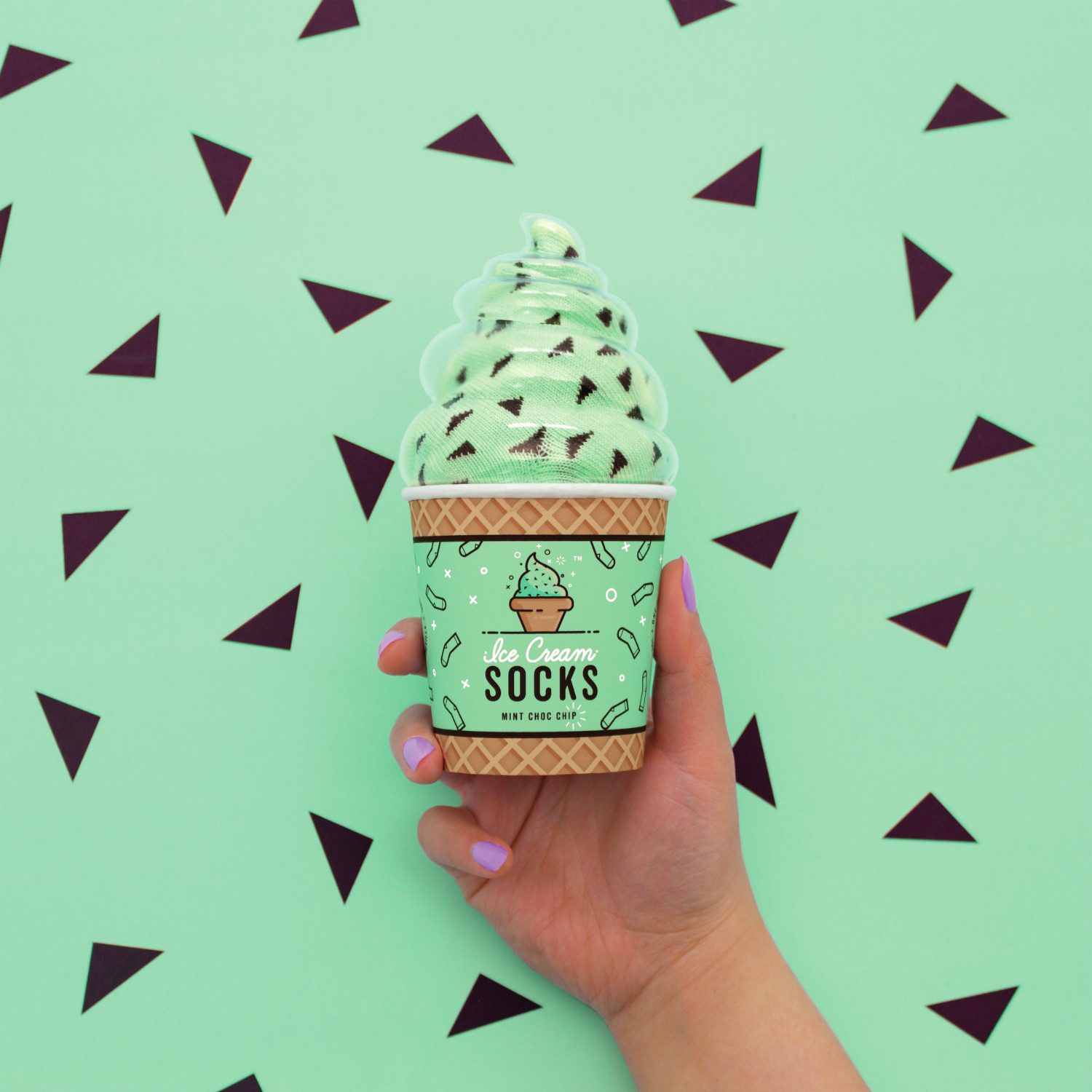 Ijsjes Sokken - Mint - Luckies