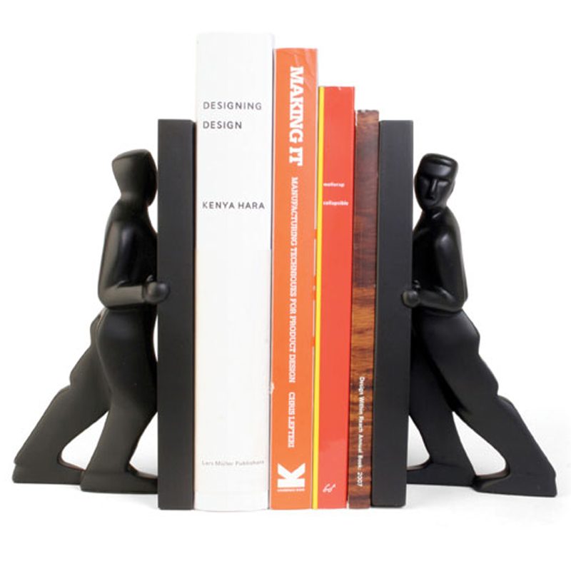 Boekensteunen (Set Van 2) - Pushing Men - Kikkerland