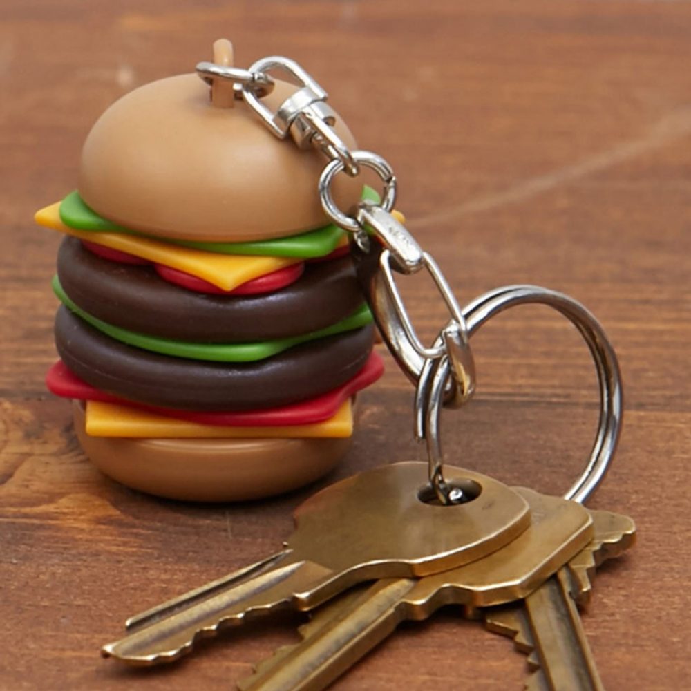 Hamburger Sleutelhanger - Kikkerland