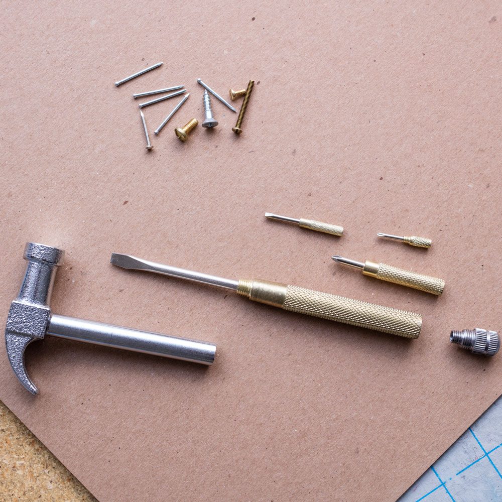 Handy Hammer Multitool Met Schroevendraaiers - Kikkerland
