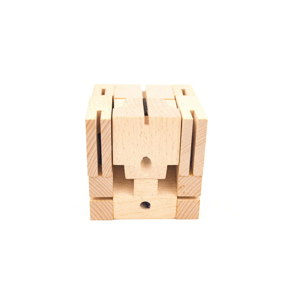 Square Bear Puzzel - Kikkerland