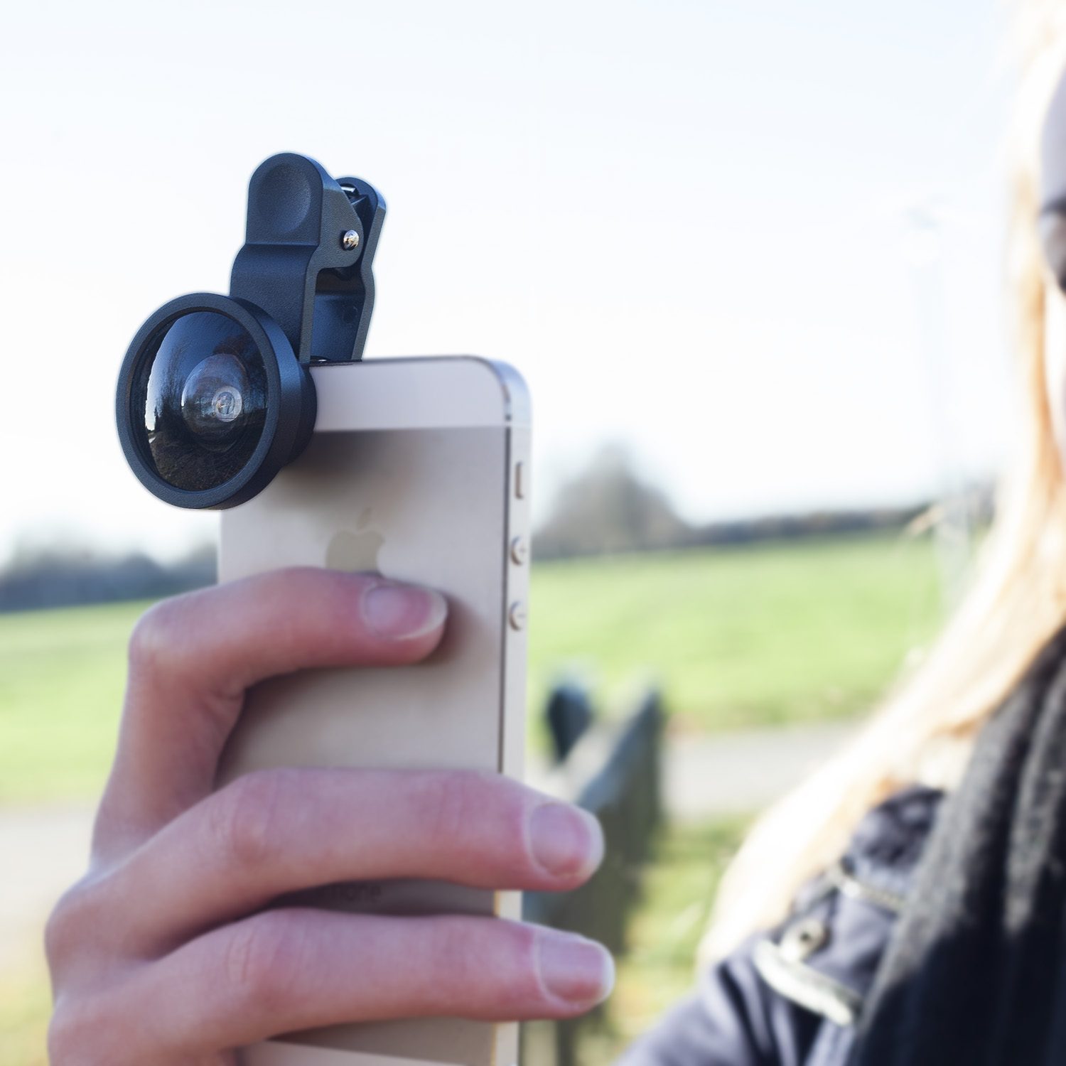Groothoeklens Voor Smartphone - Kikkerland