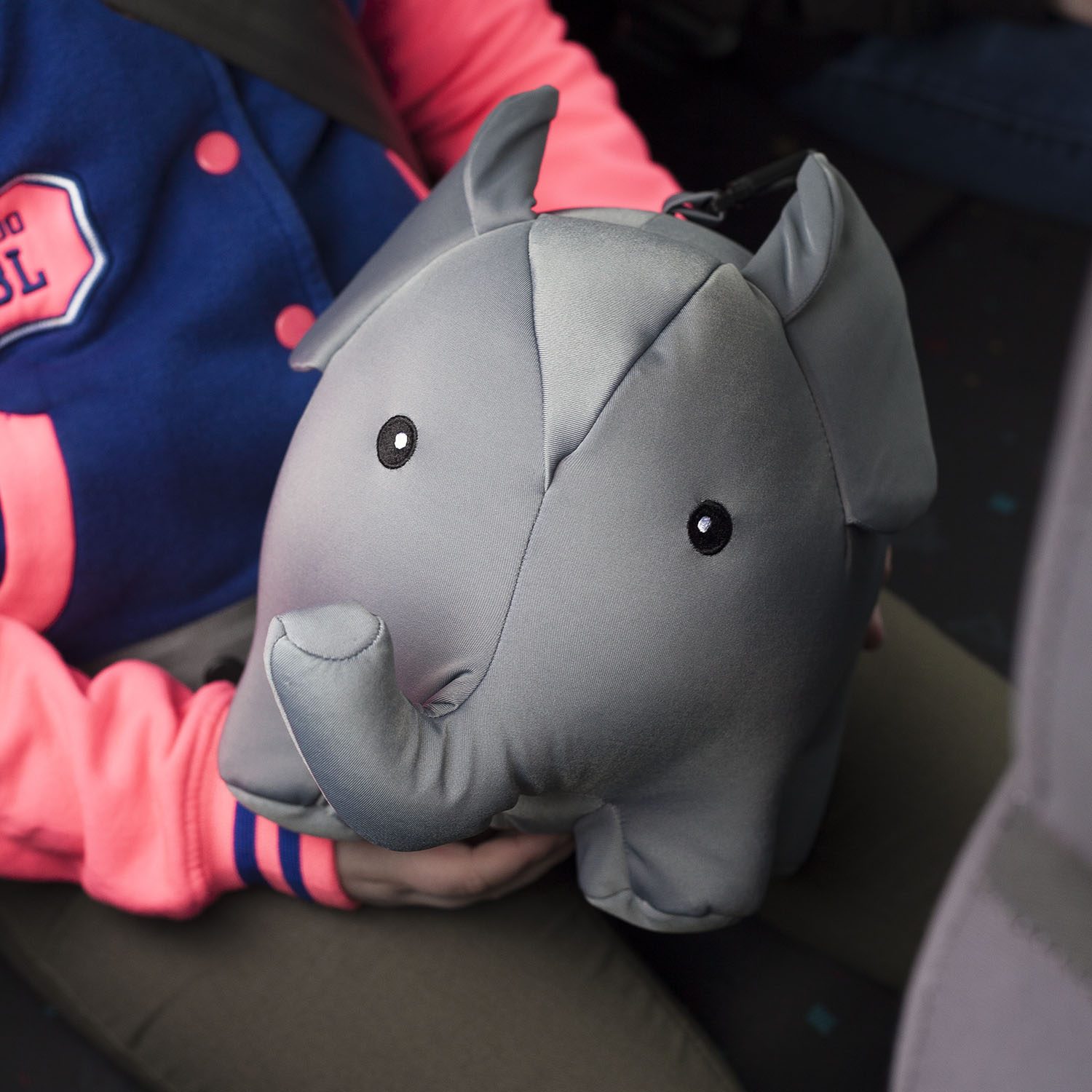 Zip En Flip Knuffel En Reiskussen - Olifant - Kikkerland