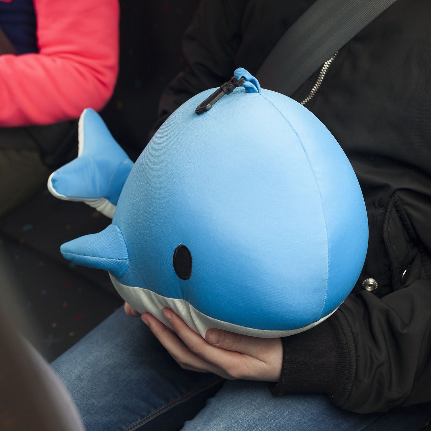 Zip En Flip Knuffel En Reiskussen - Walvis - Kikkerland
