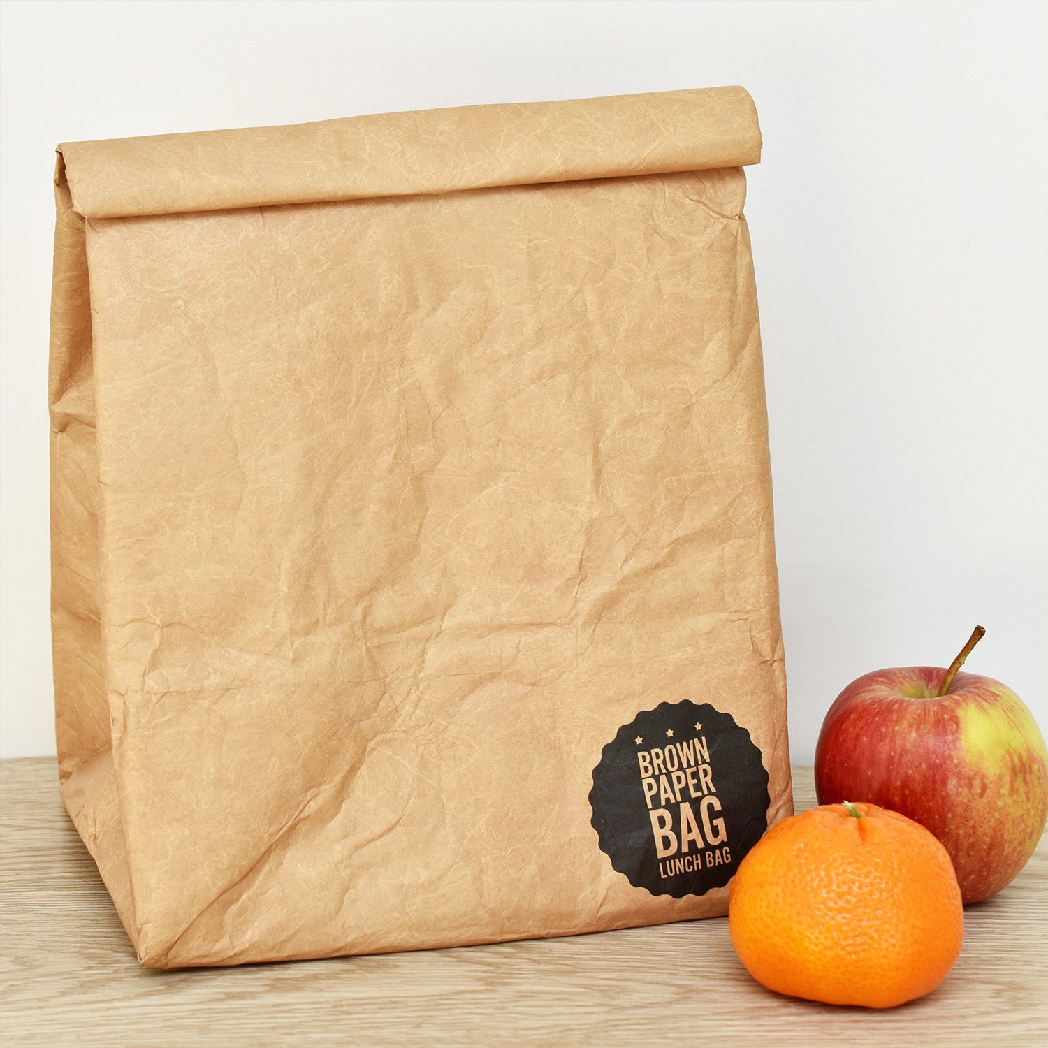 Bruine Papieren Lunch Bag - Luckies