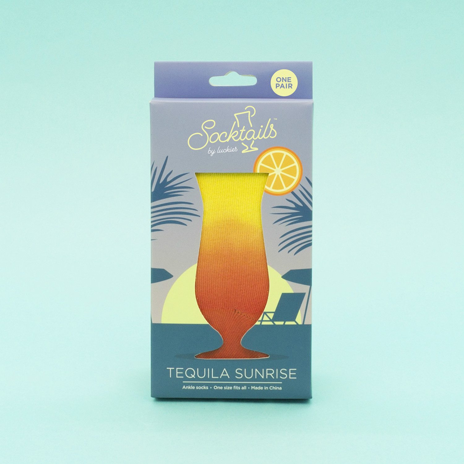 Socktails Cocktailsokken - Tequila Sunrise - Luckies