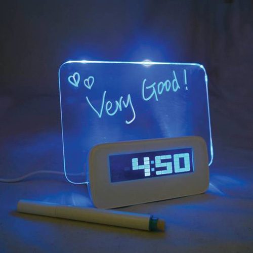 Memo Led-Wekker - Blauw - Nutcrackers