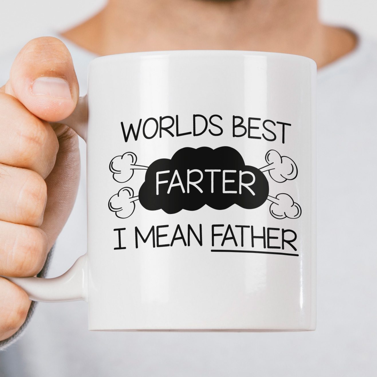Vaderdag Mok Worlds Best Farter - Nutcrackers