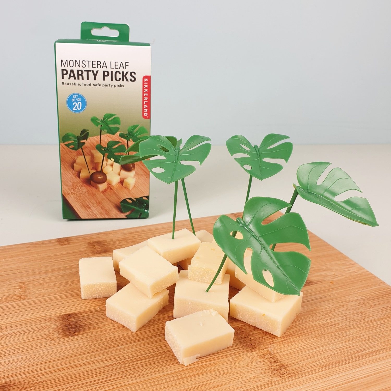 Monstera Cocktailprikkers (Set Van 20) - Kikkerland