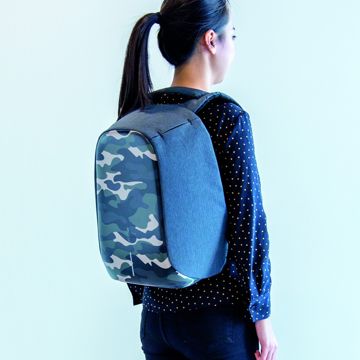 Bobby Compact Anti-Diefstal Rugzak - Camouflage Groen - XD Design