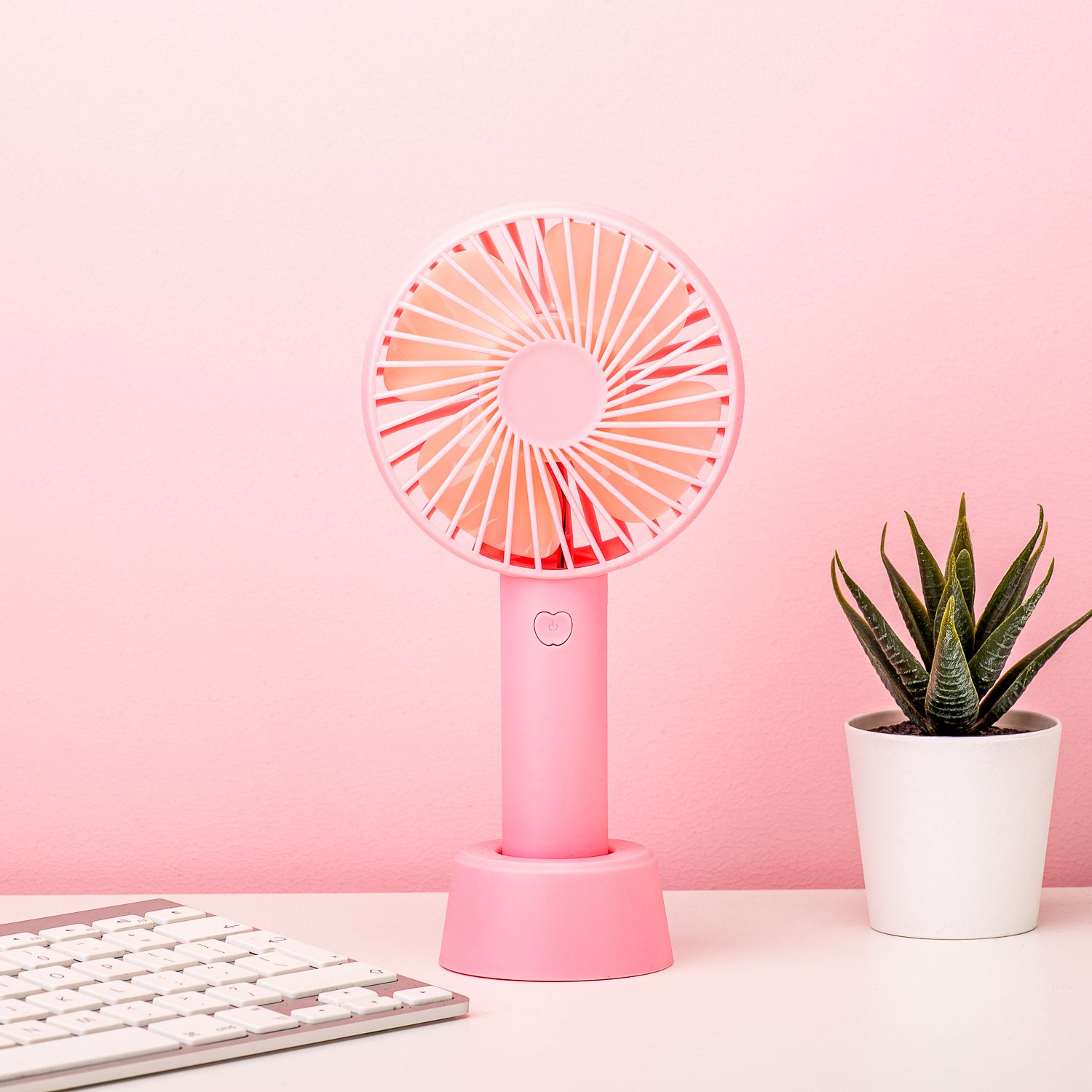 Handventilator - Roze - Fisura