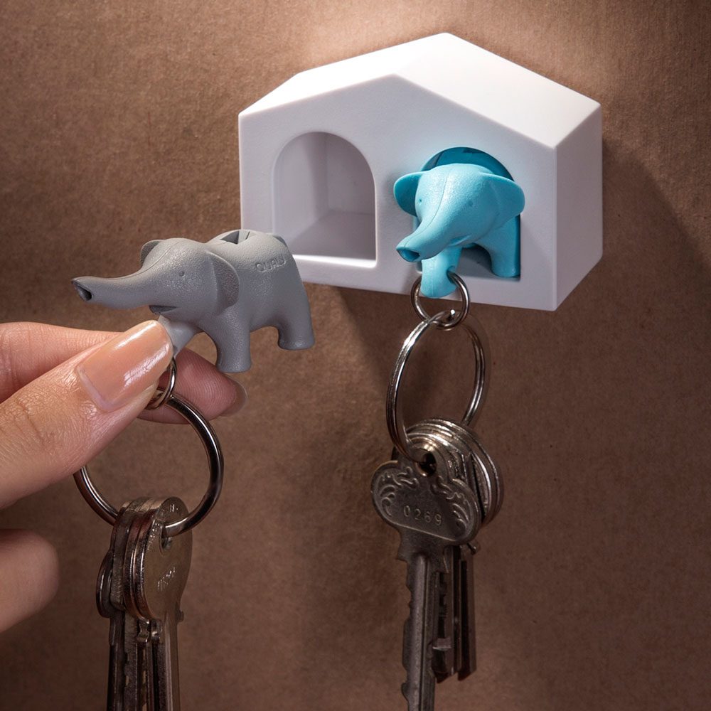 Duo Elephant Sleutelhanger - Qualy