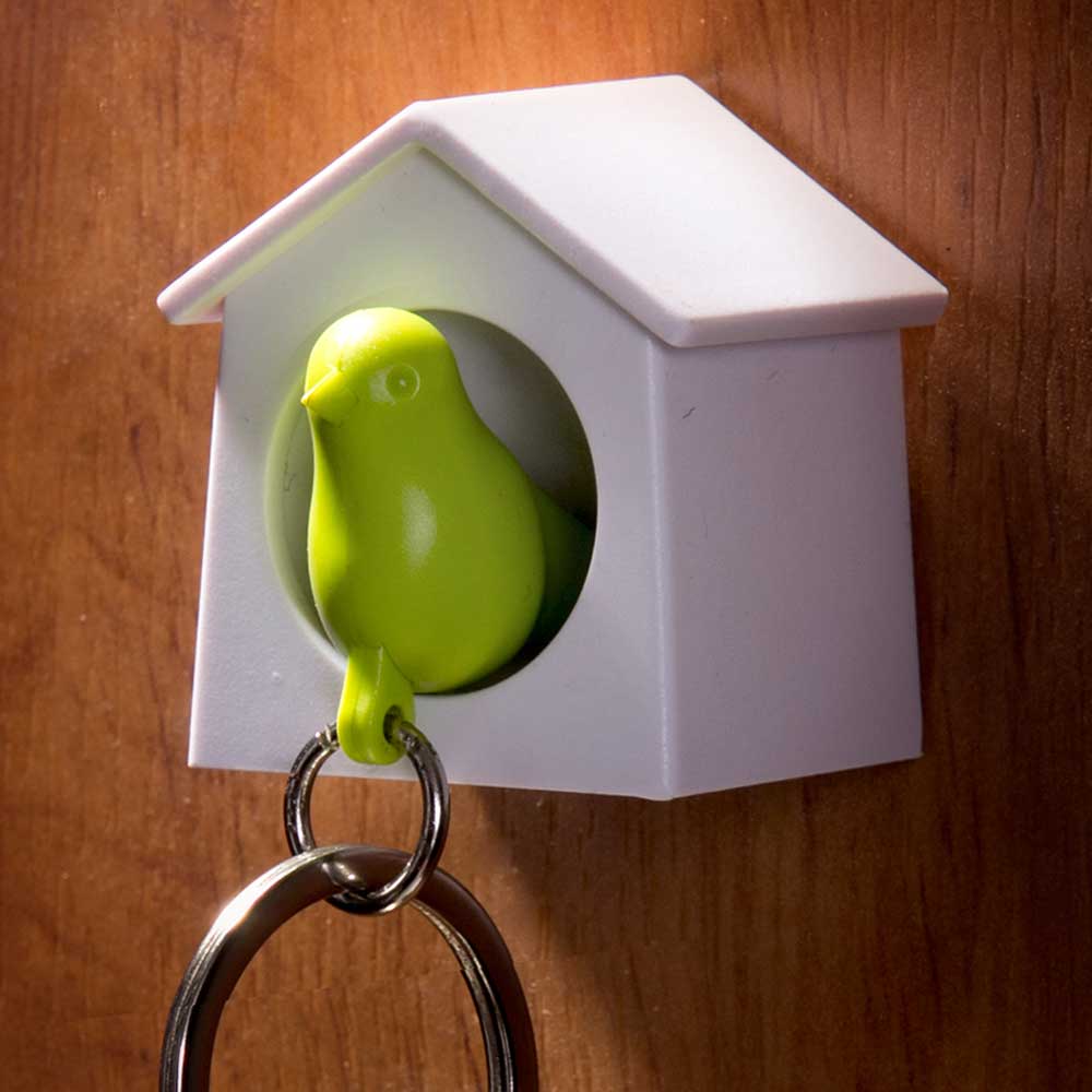 Mini Sparrow Sleutelhanger - Groen - Qualy