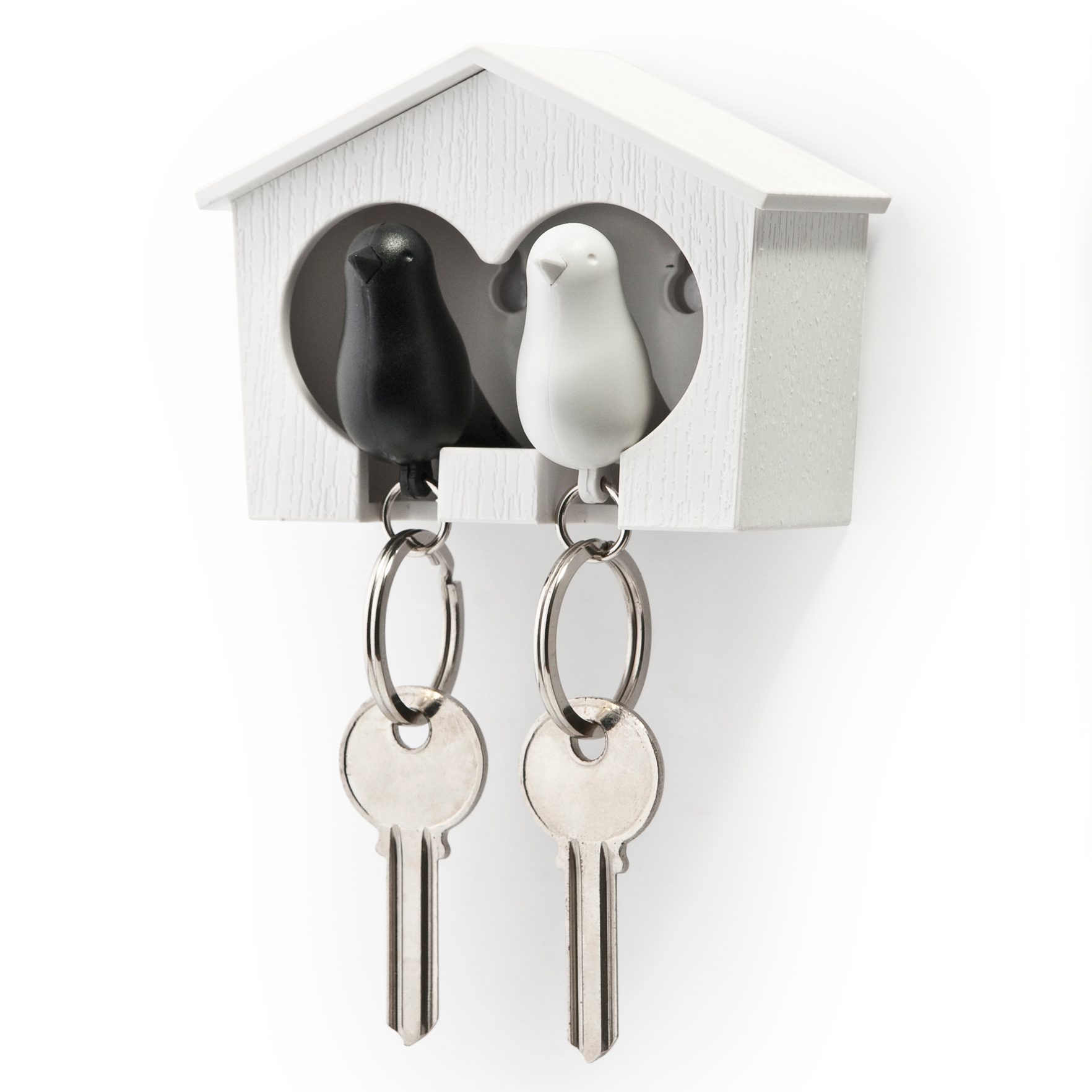 Sparrow Duo Sleutelhanger - Zwart - Qualy