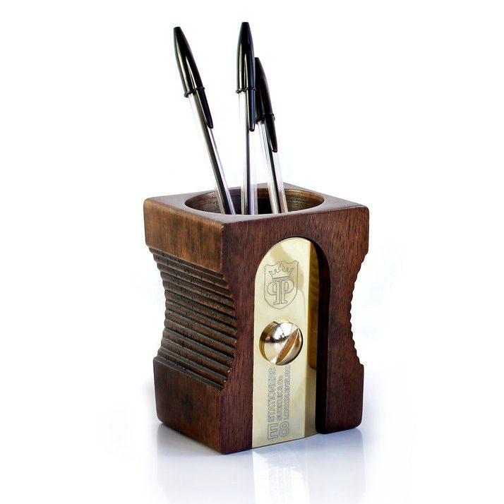 Sharpener Desk Tidy - Donker - Suck UK