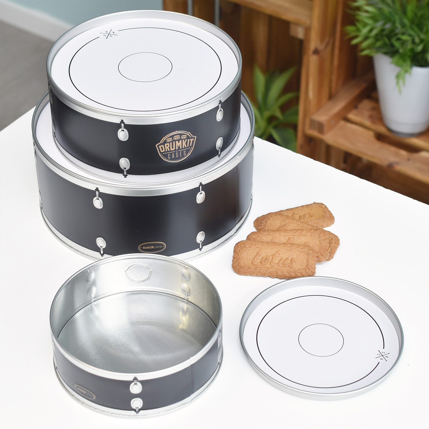 Drumstel Opbergtrommels (Set Van 3) - Suck UK