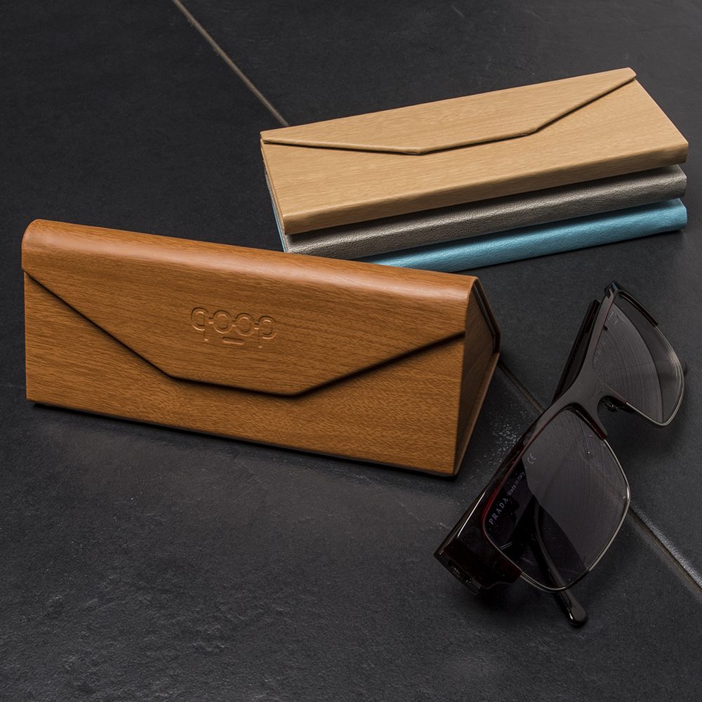 Opvouwbare Brillenhoes - Donker Hout - Alife