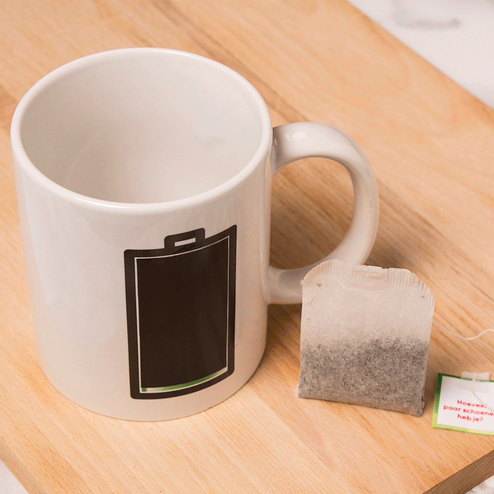 Warmtegevoelige Mok Batterij - Kikkerland