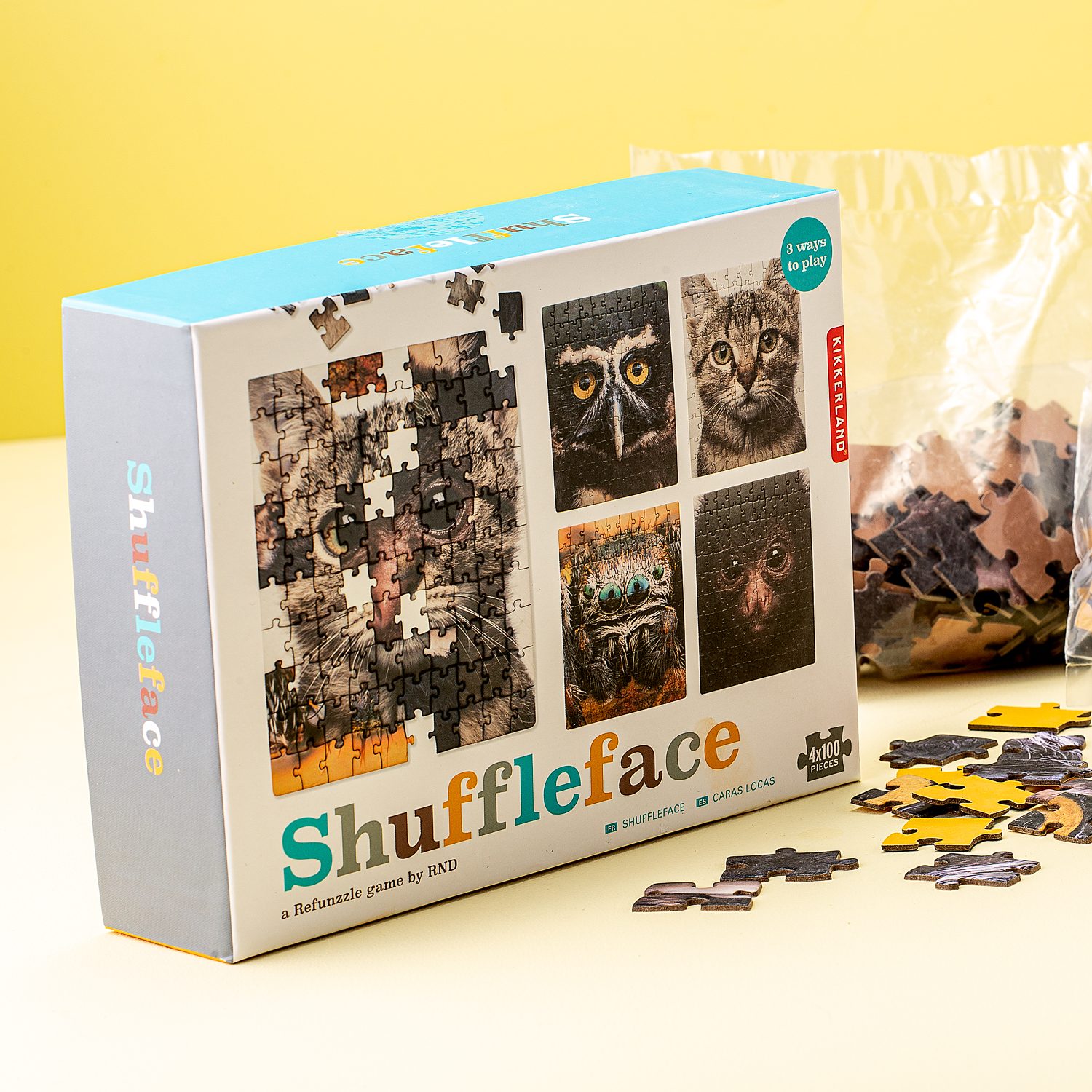 Shuffleface Puzzel - Kikkerland