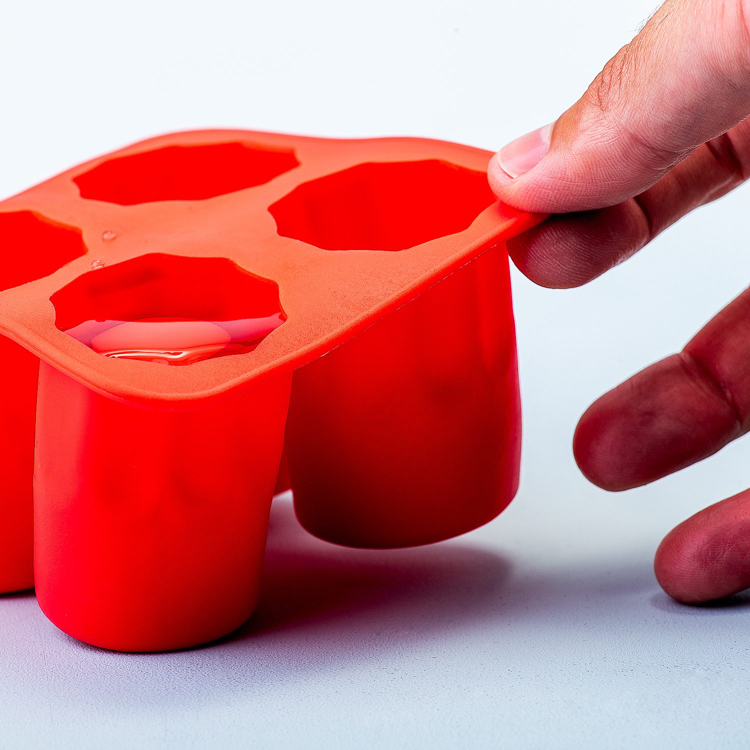 Shotglaasjes Van Ijs - Rood - Nutcrackers